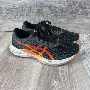 Asics Dynablast‎ 2 Mens 8 Gray Orange Shoes Sneakers Athletic Running Gym Run